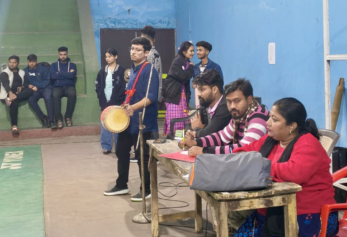 AIU North East Inter-University Youth Festival 2025-26 ৰ বাবে গুৱাহাটী বিশ্ববিদ্যালয়ৰ বিভিন্ন শিতানৰ দল নিৰ্বাচনৰ বাবে শেহতীয়াকৈ অনুষ্ঠিত হোৱা অডিছনৰ কিছু দৃশ্যাংশ। 

#YouthFestival 
#NorthEast