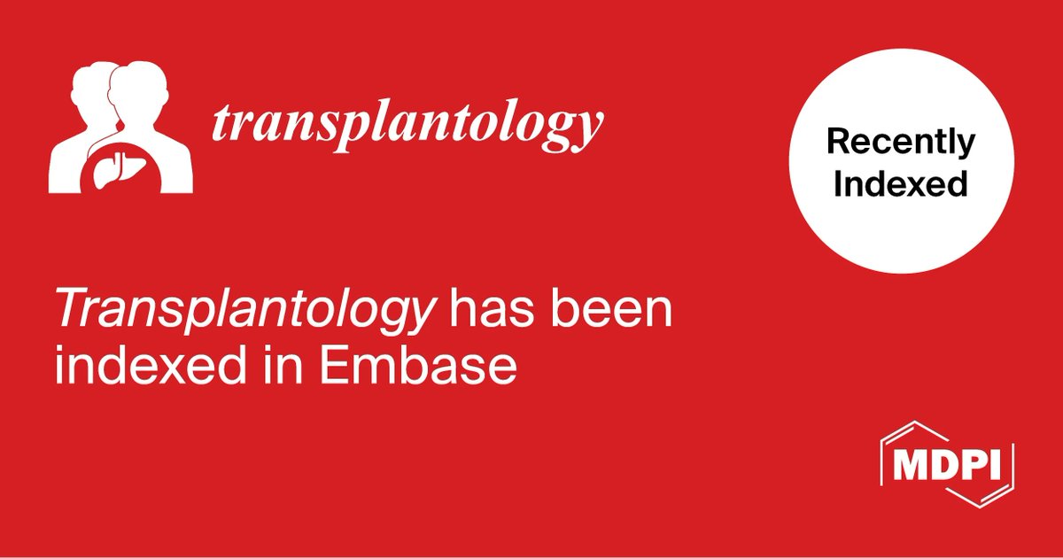 Transplantology MDPI tweet media