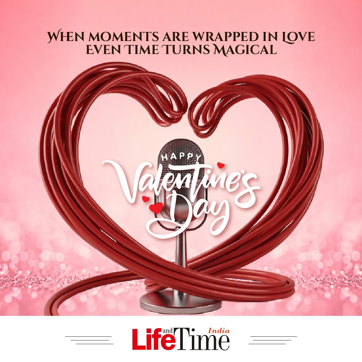 Love that feels timeless, moments that feel magical. 
Here’s to celebrating every heartbeat this Valentine’s Day.

#HappyValentinesDay #MomentsInLove #TimeTurnsMagical #VoicesOfLove #HeartfeltStories #LoveOnAir #ValentineVibes #LifeAndTimeIndia