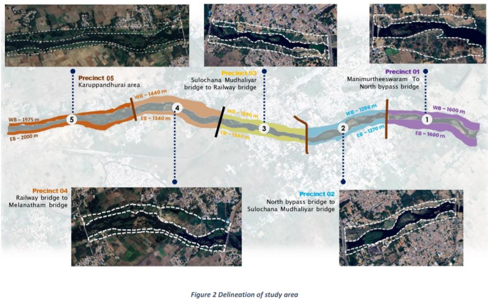 UpdatesChennai's tweet image. Proposed renders of the Thamirabarani riverfront in Tirunelveli spanning across a length of 7kms. Parks, viewing decks, lawns, plaza etc among planned facilities. Tenders called!! #Nellai #Projects