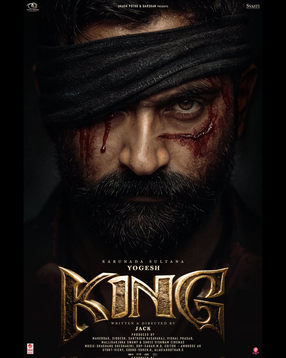 Every Scar Has a Price. Blood Will Pay.
"Blood Wrote This Chapter.”🔥👑

A @loosemada_yogi 50th Film

Written &amp; Directed by @jack_director

Produced by @shreevishwamcinemas <a href="/svasti/">Svasti</a>.ent @manu_shaiva_official @vishalprasadvp @akashpothu 
  
@prathapnaarayan @boopathy_boobu