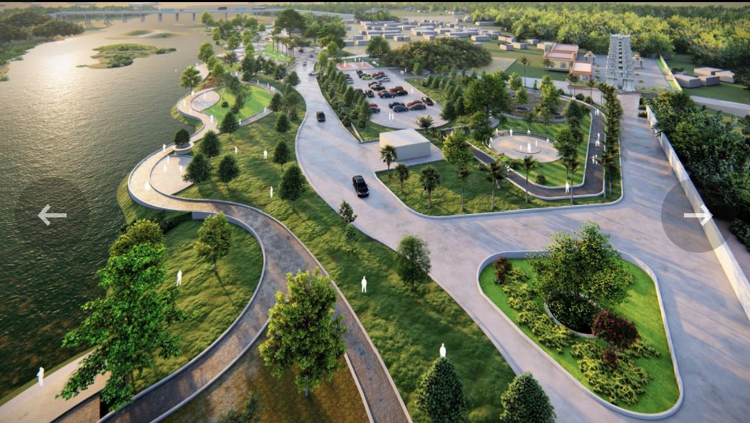 UpdatesChennai's tweet image. Proposed renders of the Thamirabarani riverfront in Tirunelveli spanning across a length of 7kms. Parks, viewing decks, lawns, plaza etc among planned facilities. Tenders called!! #Nellai #Projects