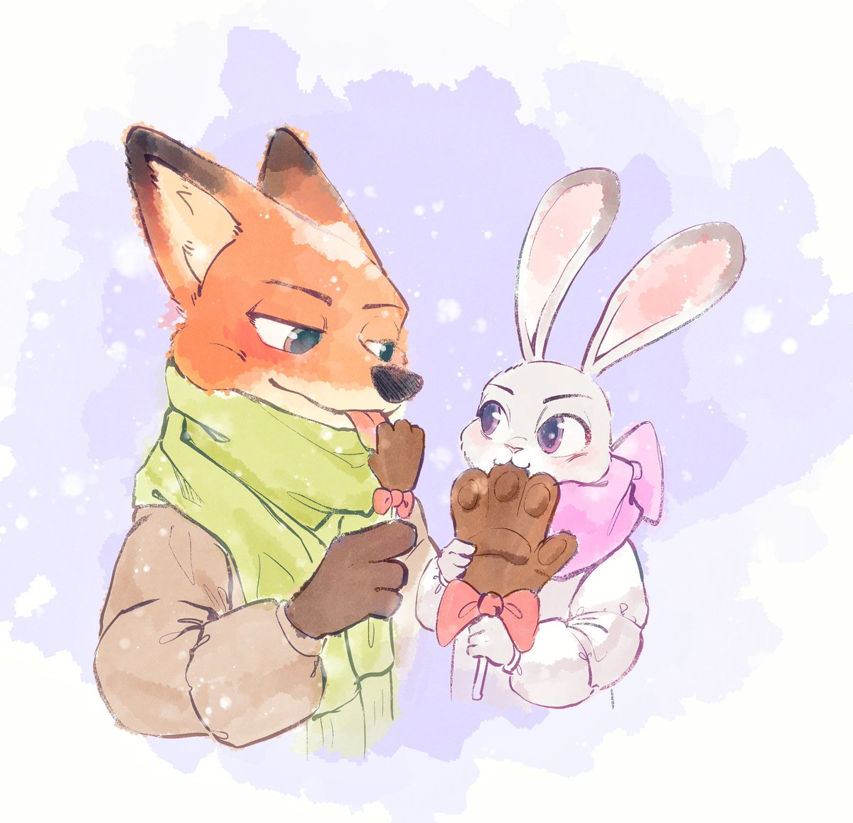 jeogseol_1110's tweet photo. Happy Valentine's Day ♡ 🦊🍫🐰
#wildehopps #ValentinesDay https://t.co/Bmbn0Z159C
