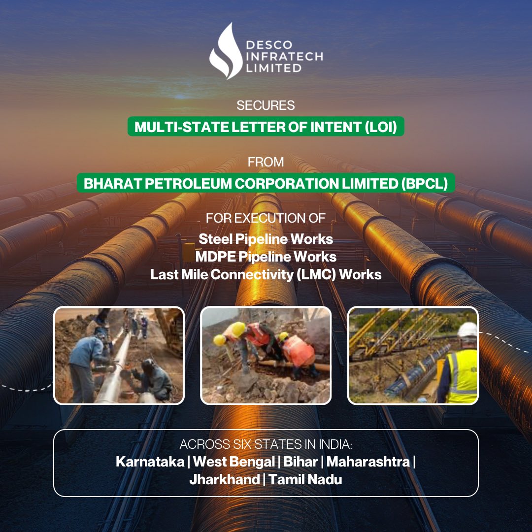 Desco Infratech Ltd tweet media