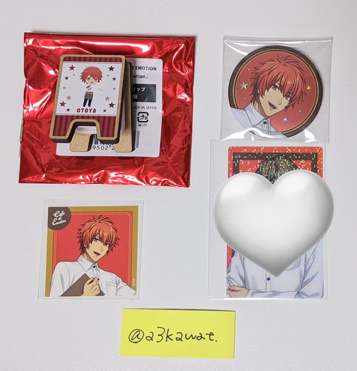 譲渡 交換✦うたプリ スイパラ 看板風クリップ 特典ポスカ パスタ