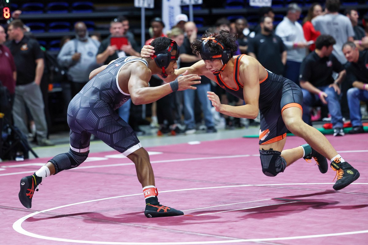 uiltexas's tweet photo. That's a wrap on Day One of the 2026 #UILState Wrestling Championships. Congratulations to those who advanced to Saturday. Action kicks off at 8:30 AM (Boys) &amp; 10:30 AM (Girls) with the Championship Semis.  

Updated Brackets: https://t.co/4d7dBBPcT9 https://t.co/6baJk2nVkz