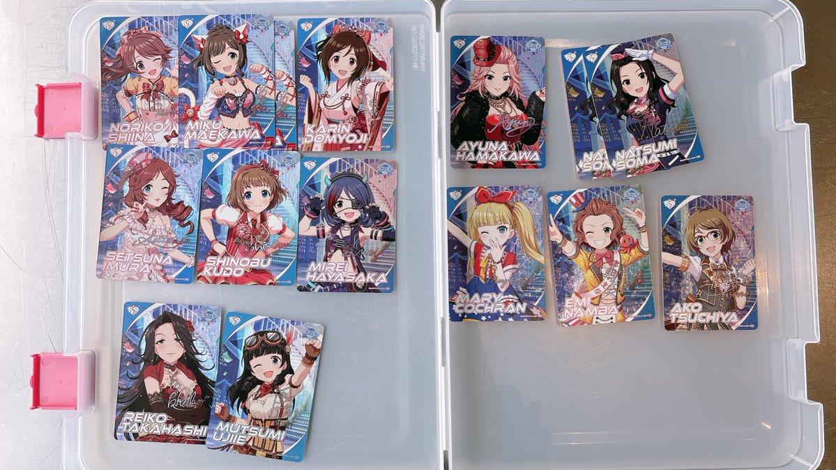 【交換】アイドルマスター カードフォリオ シンデレラガールズ ver. vol.3 デレマス CGR

譲 ▷ 法子 みく2 歌鈴 雪菜 忍 美玲 礼子 むつみ 愛結奈 夏美 メアリー 笑美 亜子

求 ▷ 千佳

同レアリティ同士での交換

現在会場付近におります
検索からでもお気軽にお声がけください