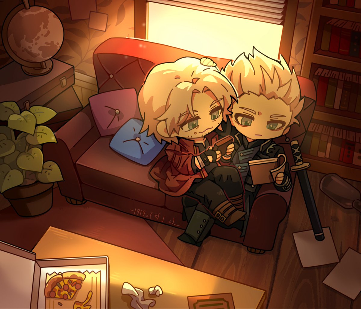 情人节快乐～
#DMCVD
#Vergil #Dante