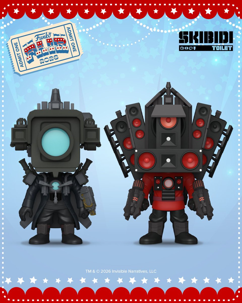 TeamPopFr's tweet photo. Voici un tout premier aperçu des nouvelles figurines Funko Pop dévoilées à l’occasion de la New York Toy Fair 2026.
🔷 Funko France : https://t.co/ckjNrH5ayf
#FunkoPop #NYTF2026 #NewYorkToyFair #FunkoFrance #PopAddict #Revelations #TeamPopFr https://t.co/2tbsm0uCaw