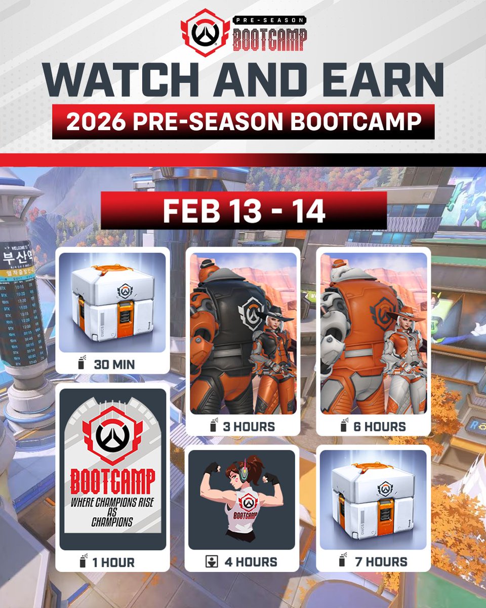 Day 2 of the OWCS Pre-Season Bootcamp is LIVE 🔥 

We have an exciting lineup of matches coming your way 👀
<a href="/crazyraccoon406/">Crazy Raccoon</a> 🆚 <a href="/TeamPepsMAX/">TEAM PEPS</a> 
<a href="/OnceAgainOW/">WBG Overwatch</a> 🆚 <a href="/FalconsEsport/">Falcons Esports</a> 
<a href="/TwisMinds/">Twisted Minds 🧠</a> 🆚 <a href="/T1_official_gg/">T1 Official</a> 
<a href="/TeamLiquid/">Team Liquid</a> 🆚 <a href="/virtusproOW/">Virtus.pro Overwatch</a> 

🔴  twitch.tv/ow_esports 
🔗 Co-streamer