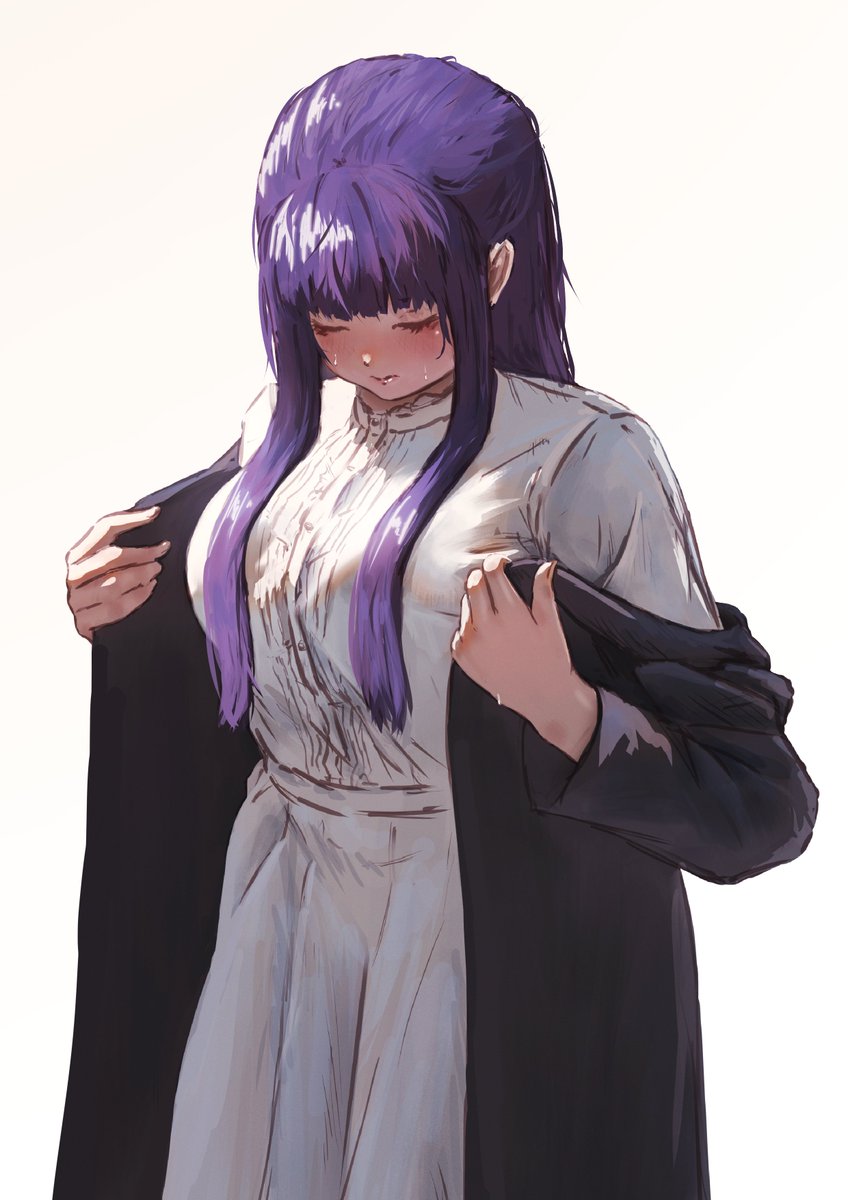 汗かきフェルンちゃん 
#フリーレン #frieren