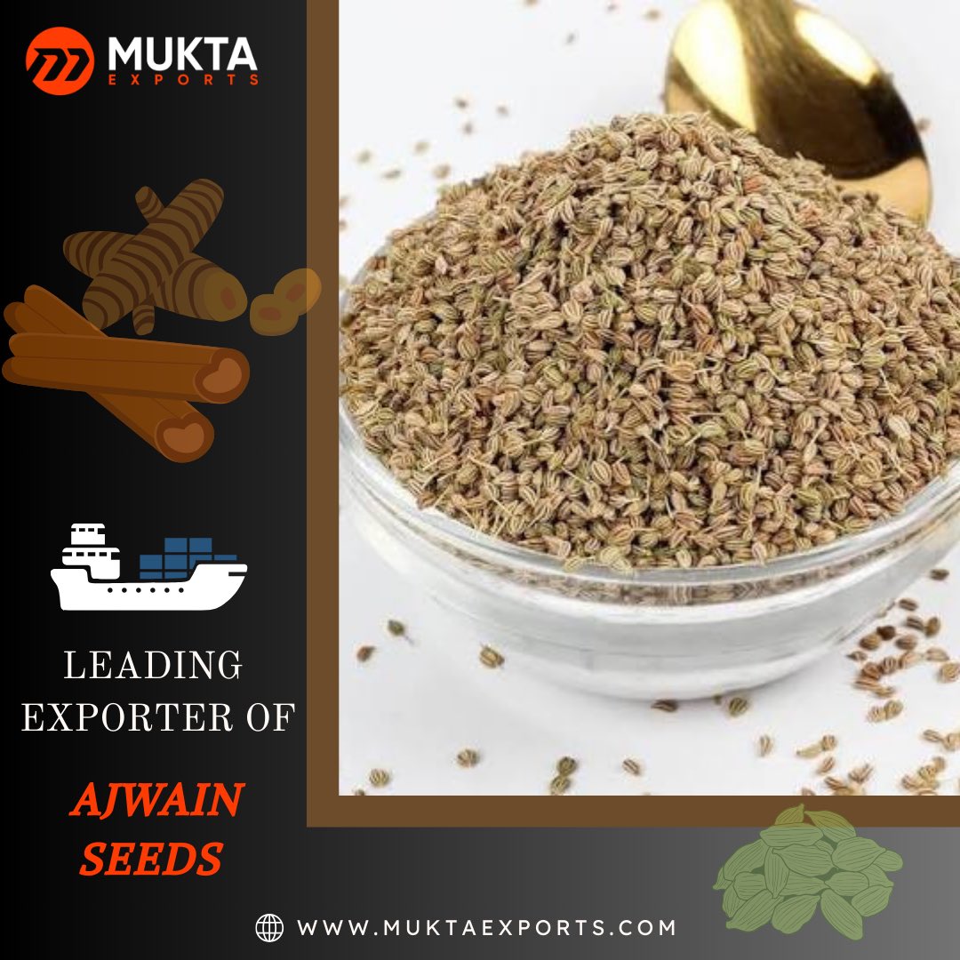 yashghaghda's tweet photo. We are Leading Exporter of Quality AJWAIN Seeds from India 

For Any Requirements email : info@muktaexports.com

Exporter of Spices from India ! 

#spices #ajwain #spicesofindia #exporter #ajwainseeds https://t.co/Y5wZENYHBB