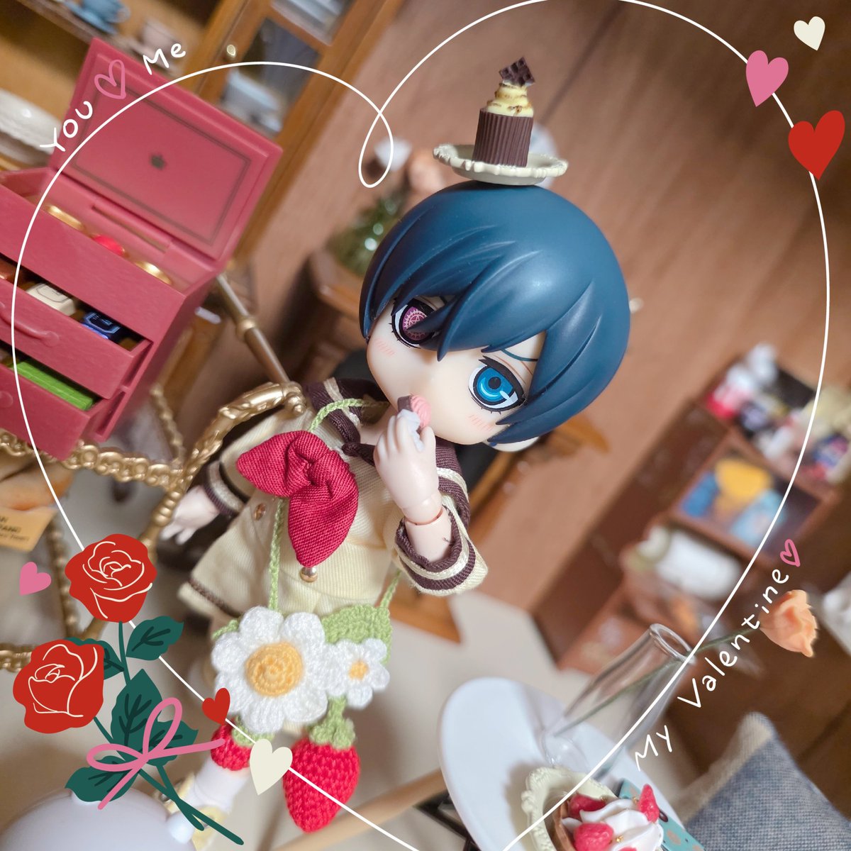 H_noeul's tweet photo. 💜💙🍫🍓🍽🎂

#흑집사 #黒執事 #ValentinesDay @Sparkle_Doll @SAMOVAR_BJD https://t.co/JtJoBRQ4Tt