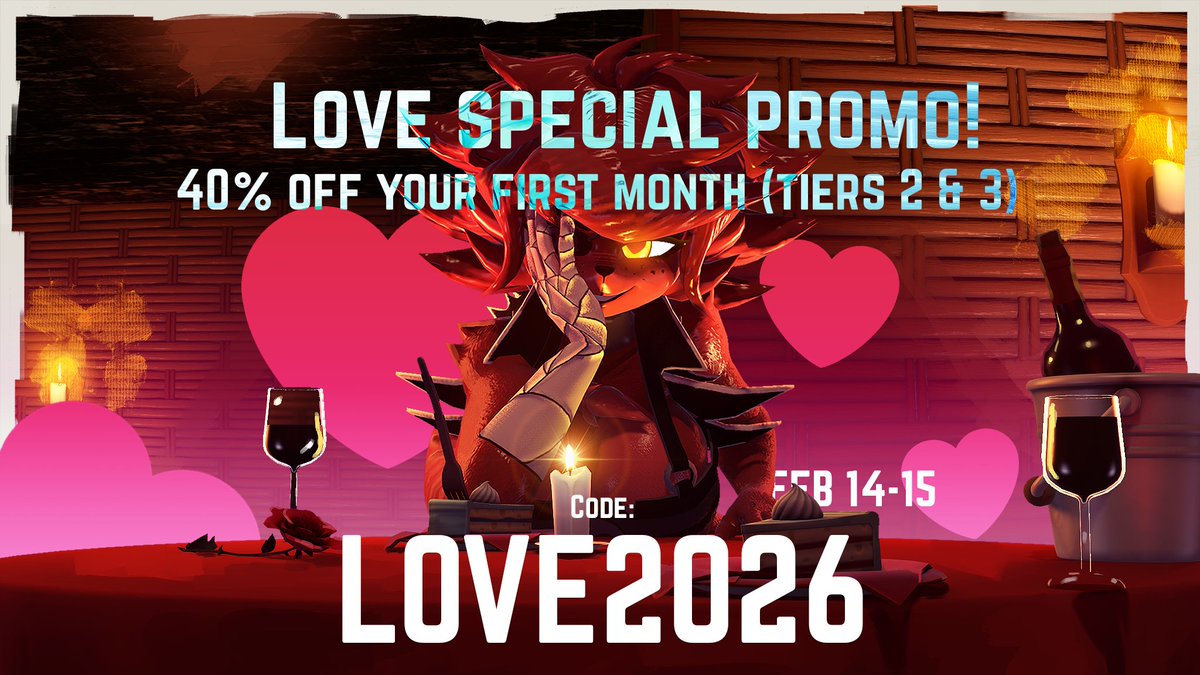 Love promo! only on patre🟠n! [Feb 14-15] Use code: LOVE2026