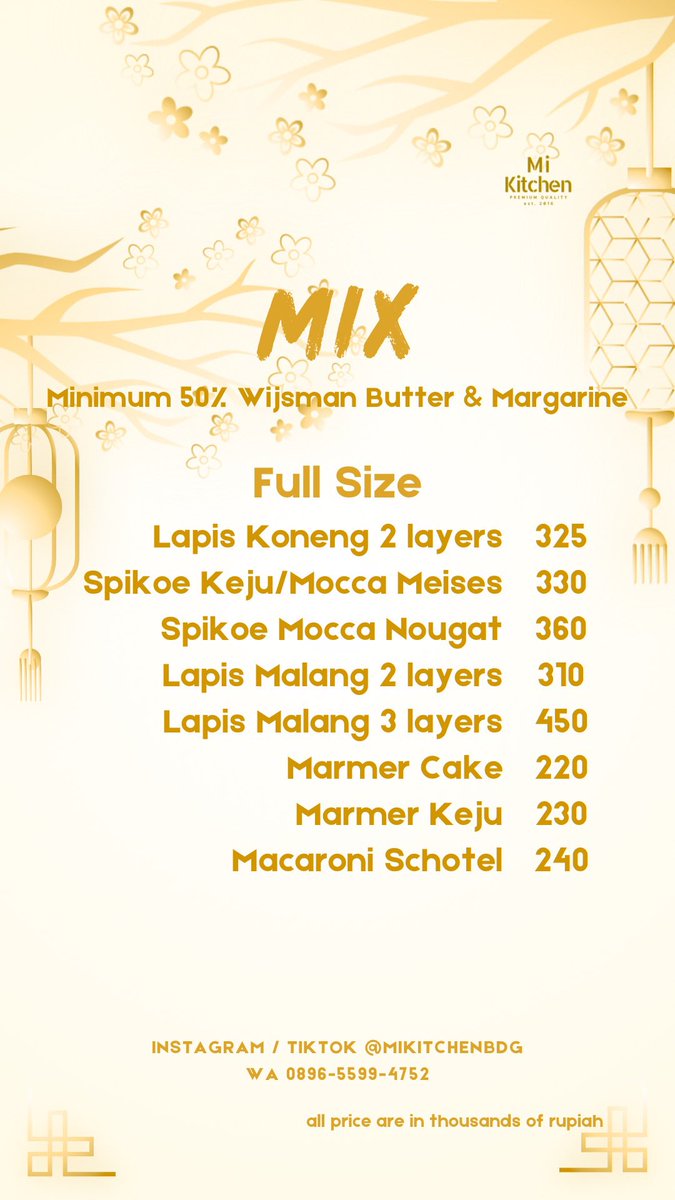 MiKitchenBDG's tweet photo. 🐴🎊🧧CNY HAMPERS 🧧🎊🐴

⁣⁣⁣⁣⁣⁣⁣⁣⁣⁣⚠️ Pengiriman min. 3 alamat menggunakan FF Express start from Rp.11.000/alamat

⚠️ LUAR KOTA dikirim menggunakan PAXEL sameday⁣⁣⁣⁣⁣⁣⁣
1 alamat max 3 dus kue full size (total 5kg)

✨CNY PROMO✨ 👉🏻 Free Packing Kardus https://t.co/6jBKSulo8m