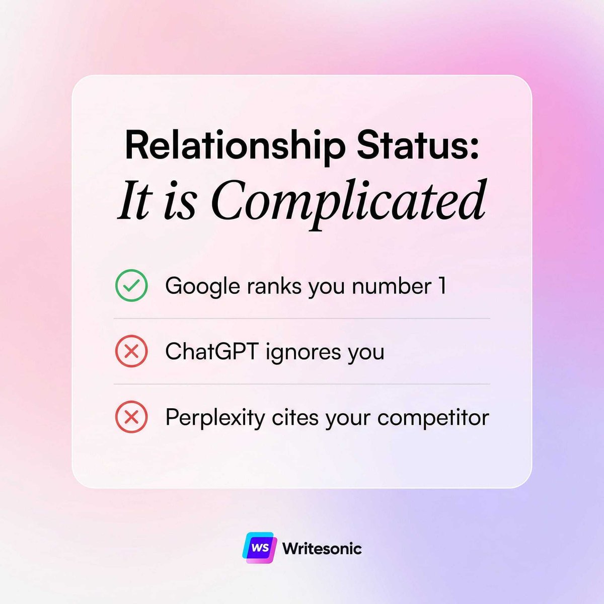 Writesonic tweet media