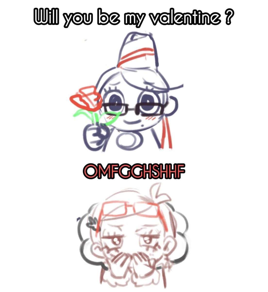 flatwani's tweet image. Happy Valentines 🌹❤️ 
(I’m lazy)

#Bayojeanne