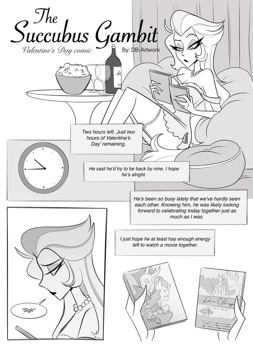 Lucylicious666's tweet photo. The Succubus Gambit (V-Day Comic) pg 1-4
#lucilith #HazbinHotel #LuciferHazbinHotel #LilithMorningstar #vivziepop #luciferandlilith #Hellaverse #ValentinesDay https://t.co/yW1zHRjqWS