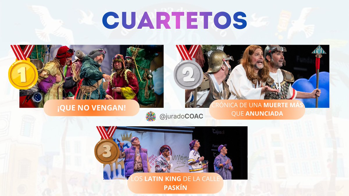 🚨 PREMIOS COAC 2026

#COAC2026Final