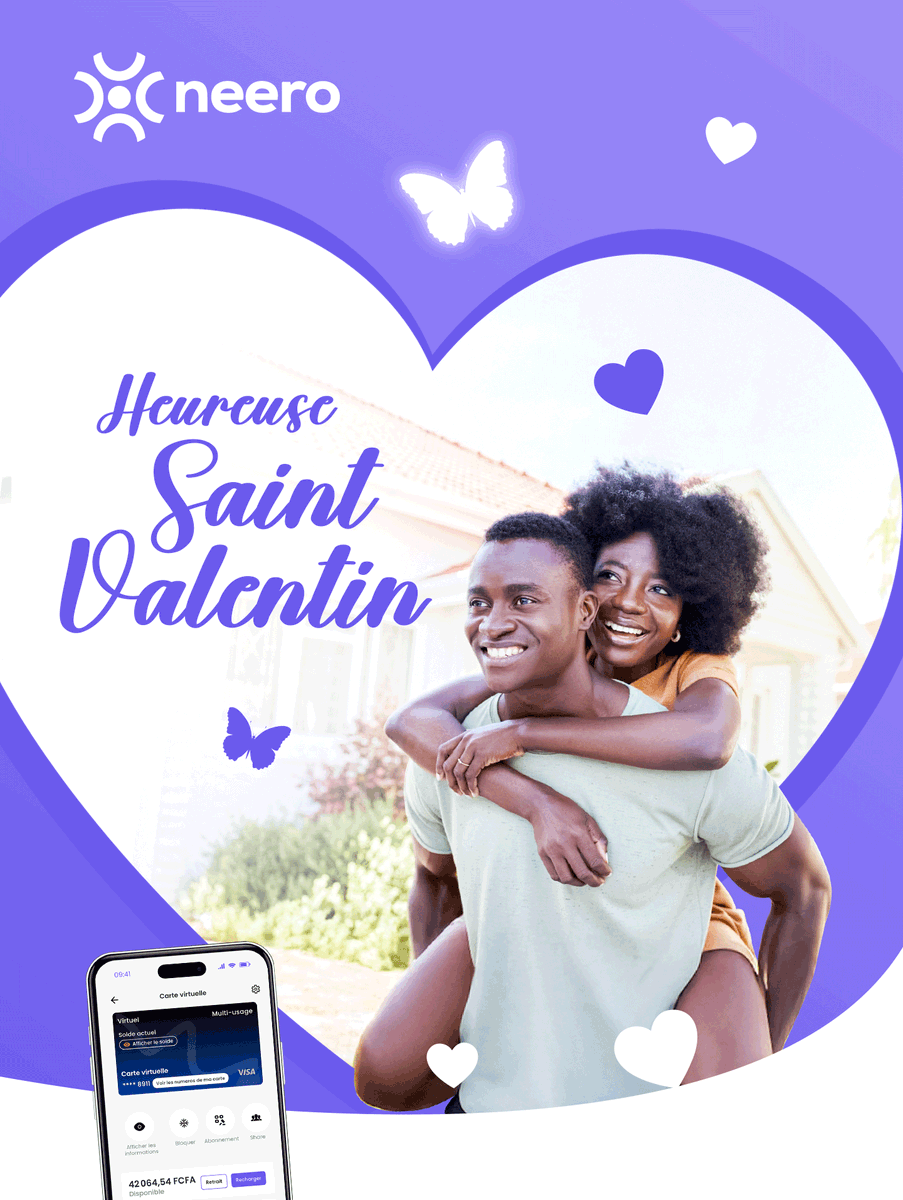 neero_cm's tweet photo. Neero Super App sera toujours là pour vous aider à faire plaisir à ceux que vous aimez.
Transférer de l'amour ? C’est possible ! 💜
#Neero #SaintValentin #LoveNeero https://t.co/CvnE2w8UyV