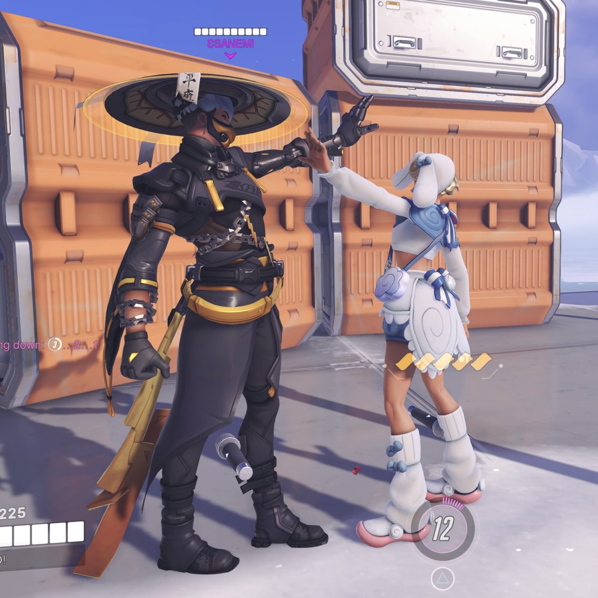 m4g1cb3rry's tweet photo. kiriko x mizuki height difference!! w/pookie @lethalh1ghway #kiriko #mizuki #overwatch #kirikoxmizuki #kirizuki #cursecleanse #kappatails #kappakitsune #springcleanse https://t.co/ur39hTnIZA