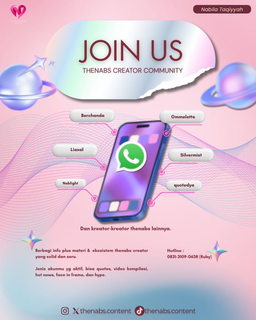 To thenabs creator out there …
Yuk join 🤙🏻🔥