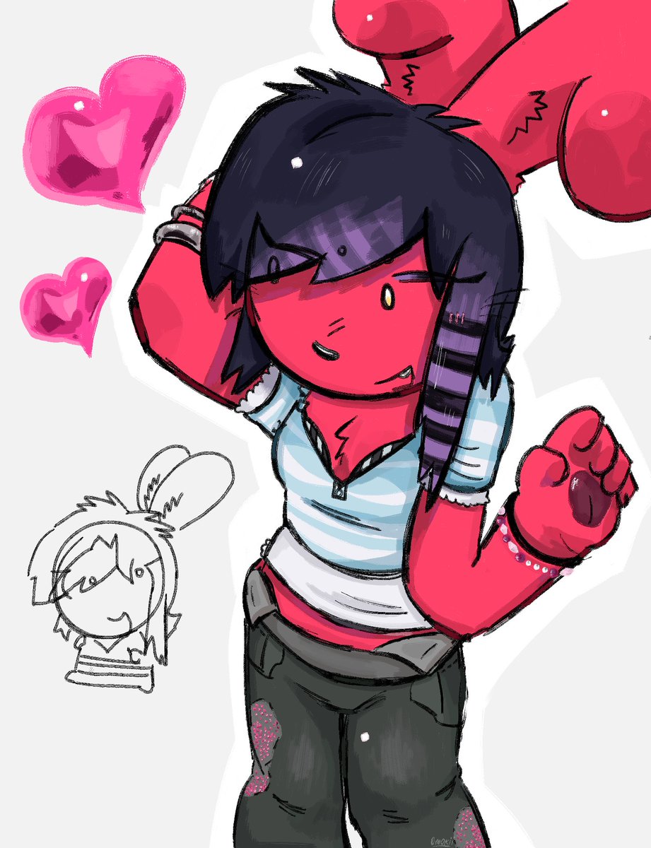 It tastes so sweet in here, almost as if there's Candy in here👀💕💕

#Toonturf #fanart