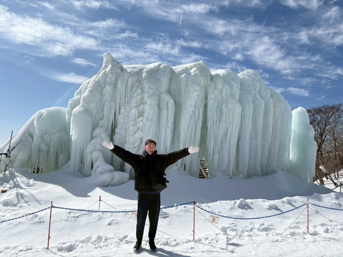 氷瀑でかかった！！