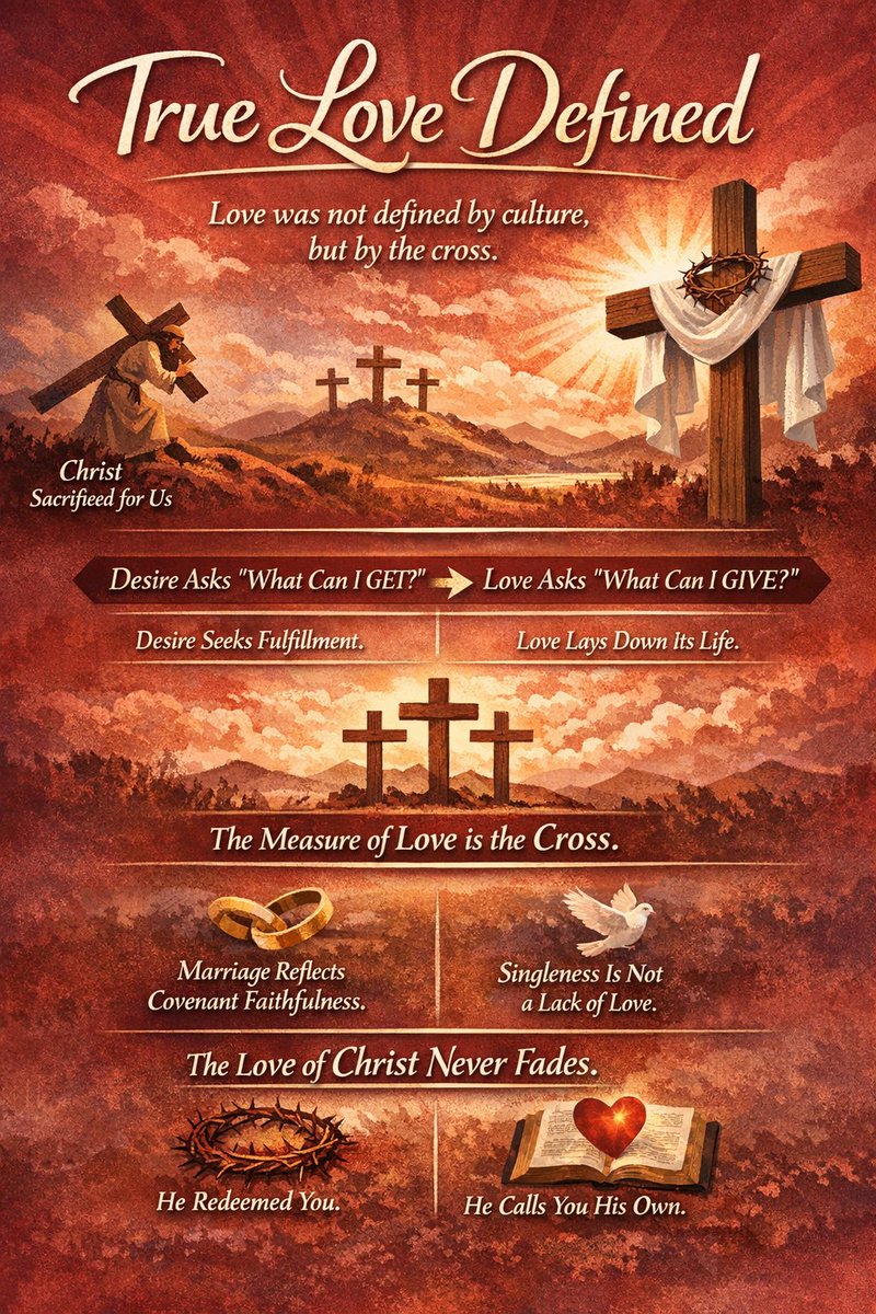 DeeDeesinpsires's tweet photo. God’s love is not seasonal. It is not dependent on relationship status. 💌
If today feels joyful, thank Him.
If it feels lonely, lean into Him.
Maybe the best thing we can do is return to our first love.#JesusFirstLove #HappyValentinesDay #GodsLove #ReturnToYourFirstLove https://t.co/6f4b7XWAcm