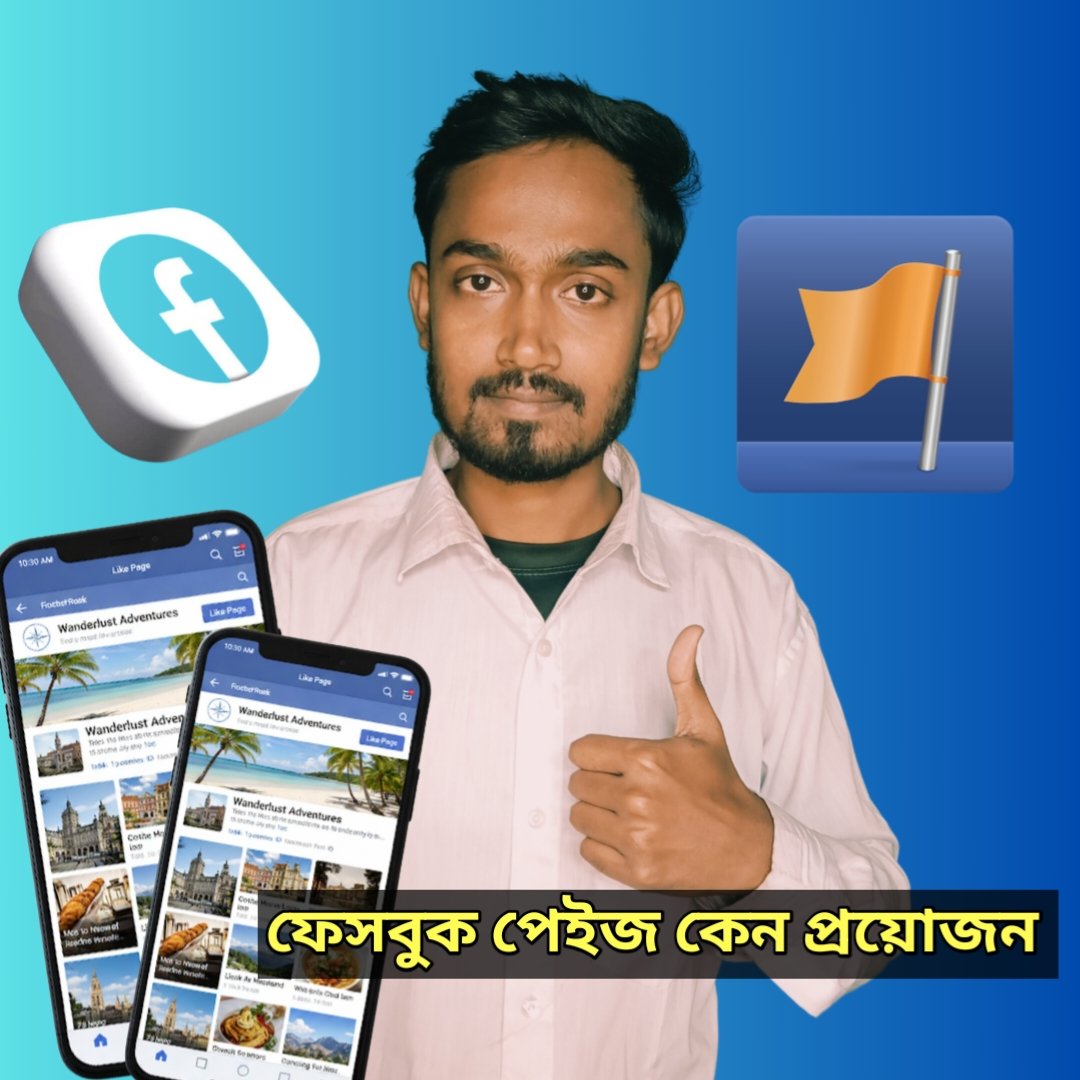 abdurrahimoffic's tweet photo. কেন ফেসবুক পেইজ প্রয়োজন?

আপনি যদি অনলাইনে কাজ করতে চান, ক্লায়েন্ট পেতে চান বা নিজের ব্র্যান্ড তৈরি করতে চান—তাহলে FB Page অপরিহার্য। 

✔️ বিজনেস ট্রাস্ট তৈরি করে
✔️ অডিয়েন্স বাড়াতে সাহায্য করে
✔️ ২৪/৭ আপনা�� কাজ প্রচার করে

#fbpageneed #onlinebusiness https://t.co/hodLvzi3da