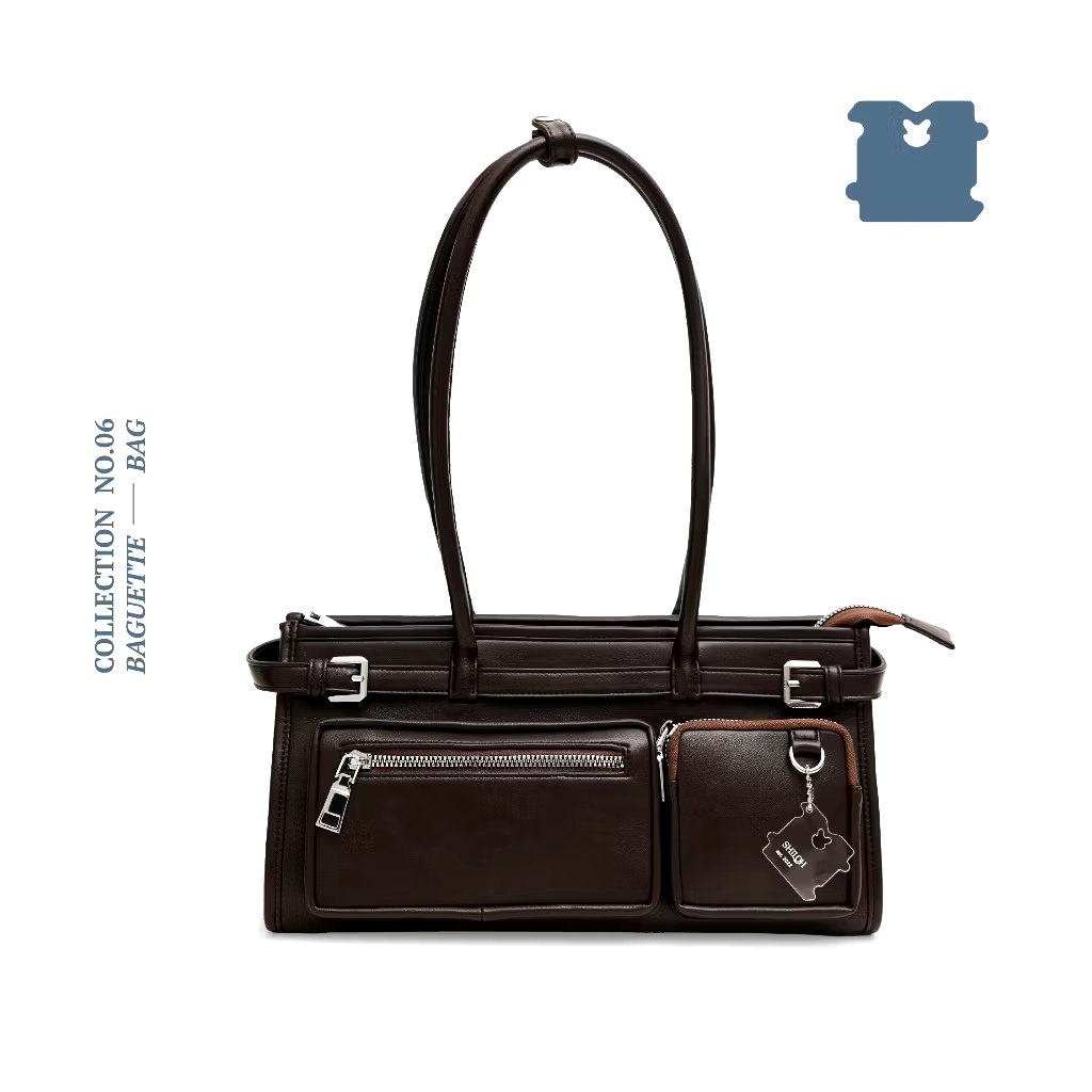 dvressy's tweet image. twinning bags with your bestie in this local brand's dubai chocolate colorways :p