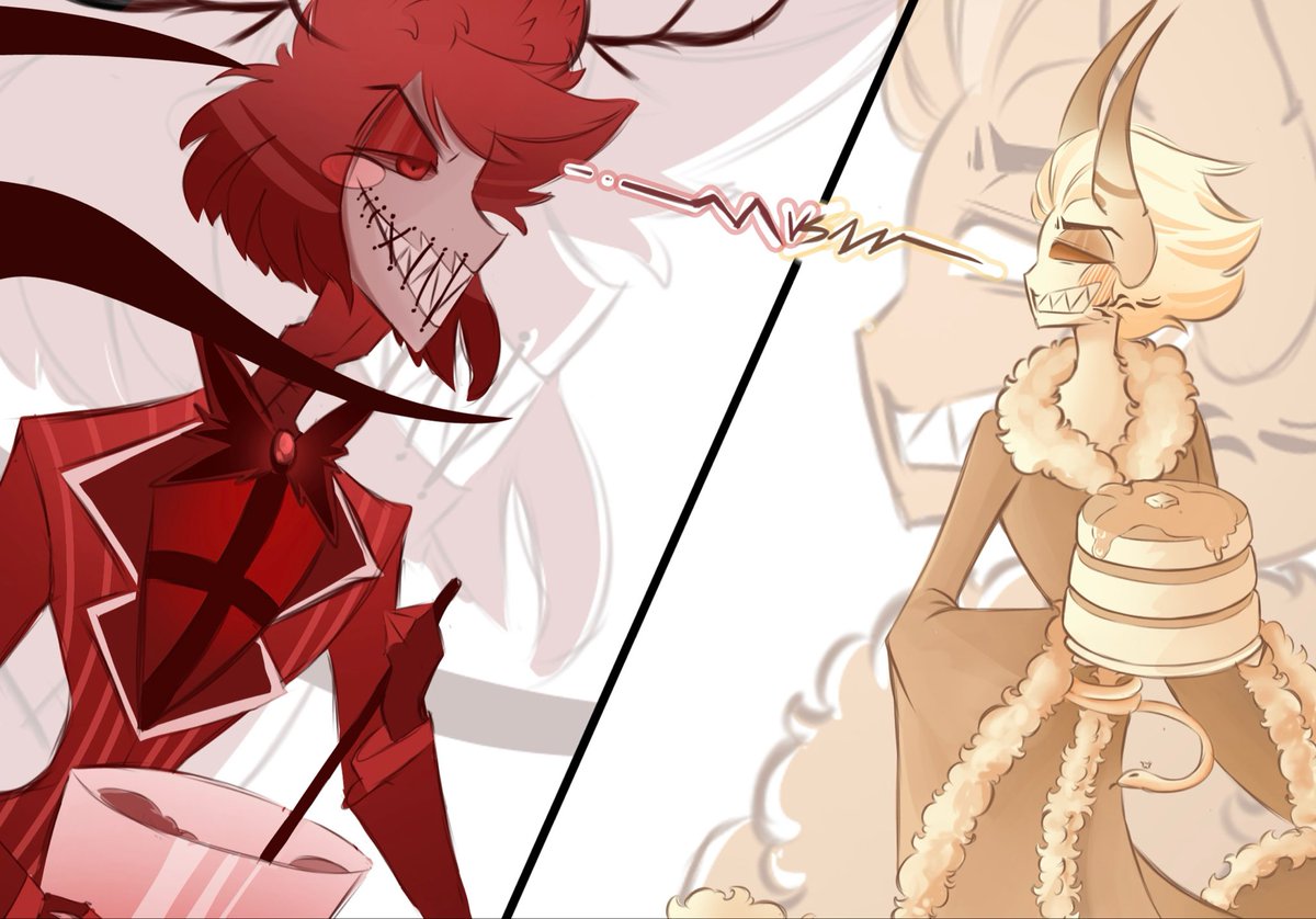 Day:5 quarrel
Pancake or jambalaya?🤨
#radioapple #HazbinHotel #Valentinesradioappleweek2026
