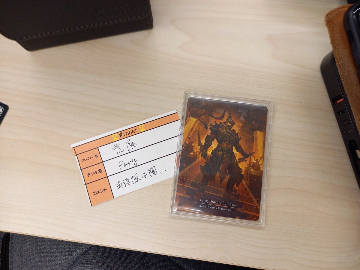 本日12時開始のfabクラシック(クラシック)は8名での開催となりました