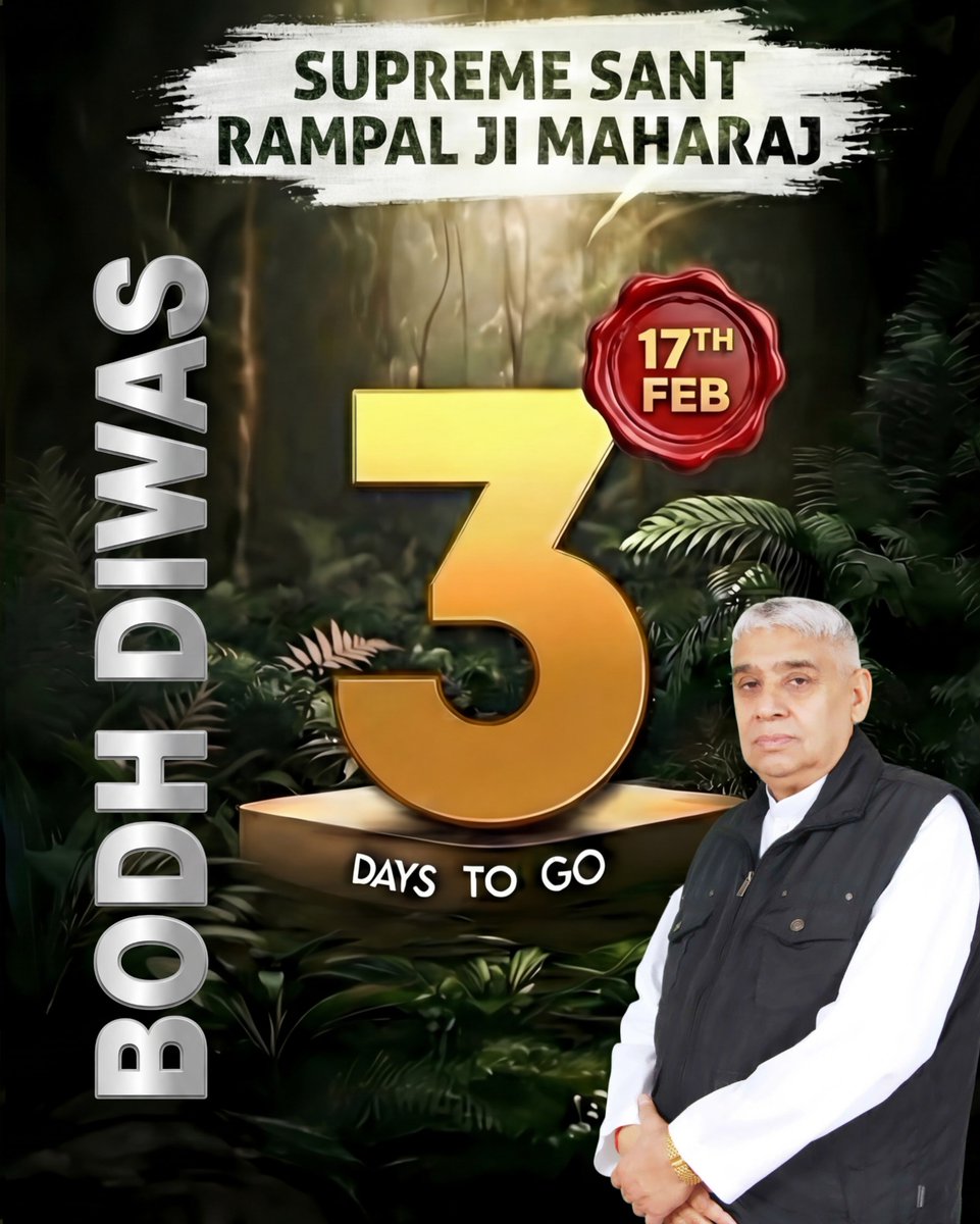 3 Days Left - Supreme Sant Rampal Ji Maharaj - 17th February 2026