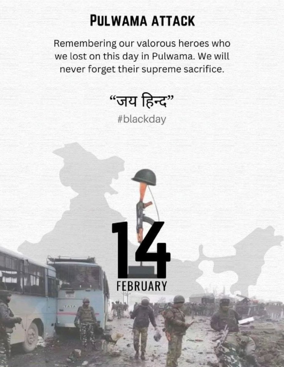 InsanRiyuu's tweet photo. Salute to the martyrs of Pulwama. Your sacrifice is etched in every Indian heart. Jai Hind. 🇮🇳#SaluteToMartyrs
#PulwamaAttack
#BlackDay https://t.co/gNcEzeSIdF