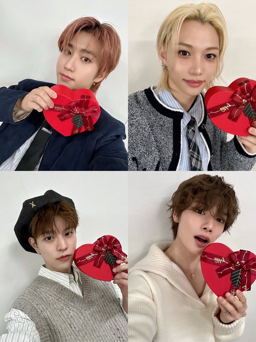 happy heart's day from skz ♥️