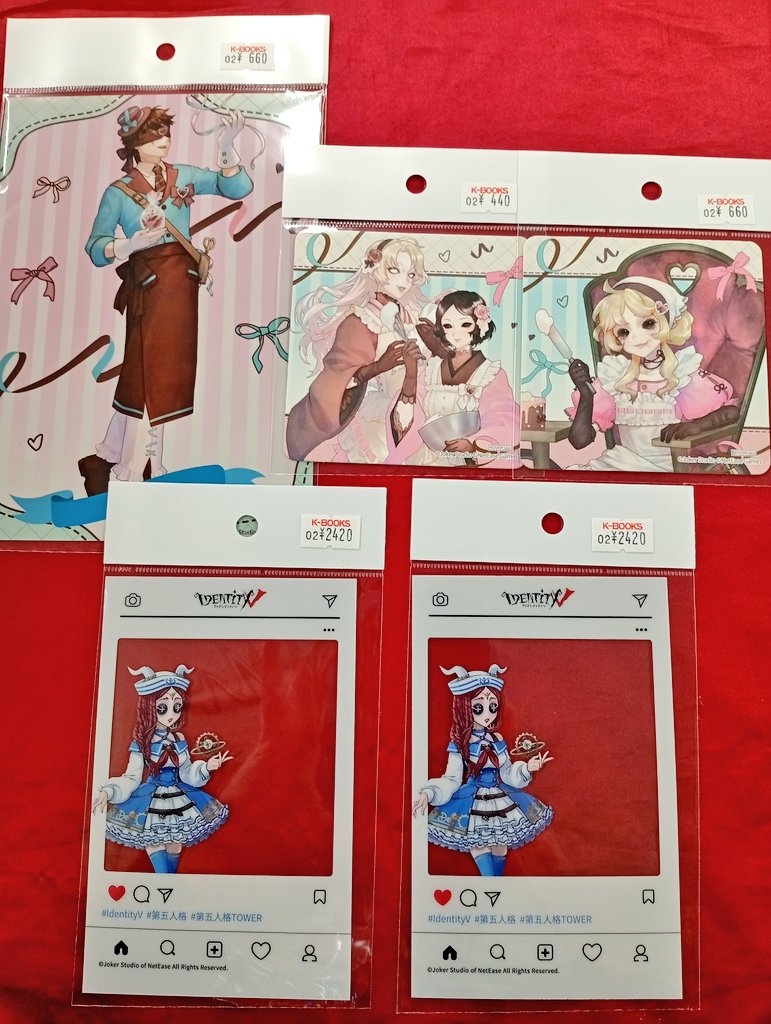 入荷情報】 第五人格 湯めぐりの径 缶バッジ クリアカード