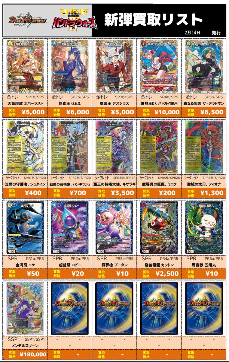 💥👊💥 #デュエマ 買取情報💥👊💥】 ＿人人人人人人人人＿ ＞ 数量限定