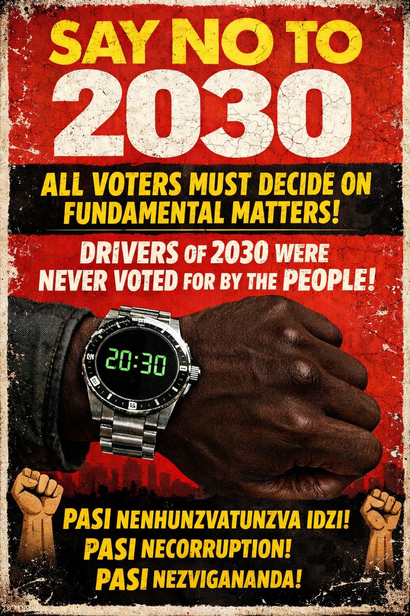 NdwgWomen35986's tweet photo. We are at the Crossroads. The amendment of our Constitution without a referendum is a Coup to our Constitution. Emmerson must be reminded that Zimbabwe is for Zimbabweans not for his family and friends.
#WeRejectThe2030
#ZanuPFmustFall https://t.co/bDPXMISVBg