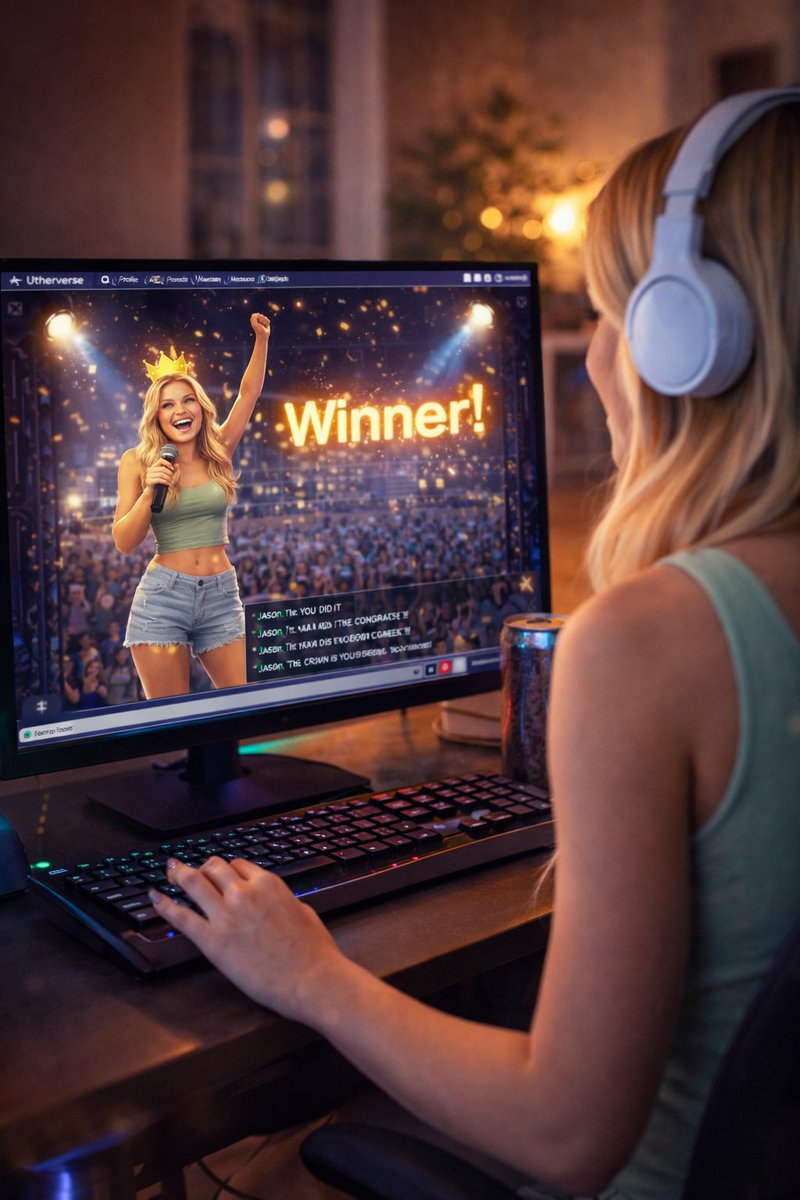 SummersLex98046's tweet photo. Clicked ‘Join Event’ and accidentally took the crown. #utherverse #redlightcenter #virtualgames https://t.co/bhLfIpnwEE