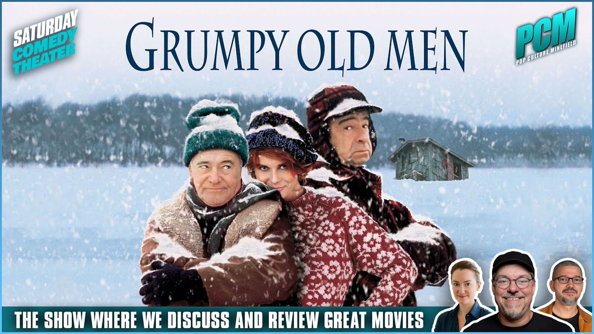 PopCulMinefield's tweet photo. 🚨Movie Geeks Discuss a Movie | Sat 3:00pm CST🚨
Celebrating Cinema!
TODAY! We discuss the 1993 Donald Petrie's film GRUMPY OLD MEN, starring Jack Lemmon, Walter Matthau & Ann-Margret!
Join Us!
▶️ https://t.co/uKT49MAiAs 🎬
▶️ https://t.co/p7Sc9FdT6R 🎬 https://t.co/XRBLfZxS5S