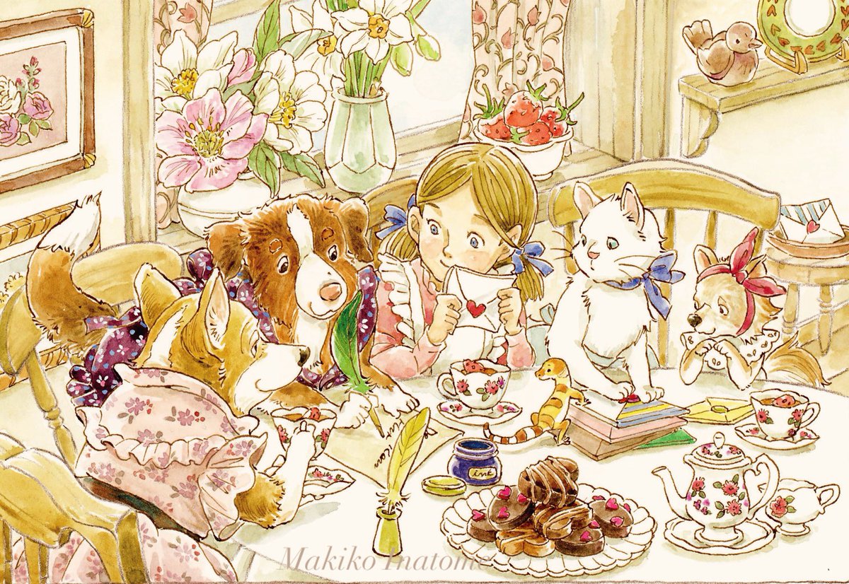 Happy Valentine's Day🩷

2026年カレンダー　2月
🫖Dimbula
パリの女の子たちのお茶会