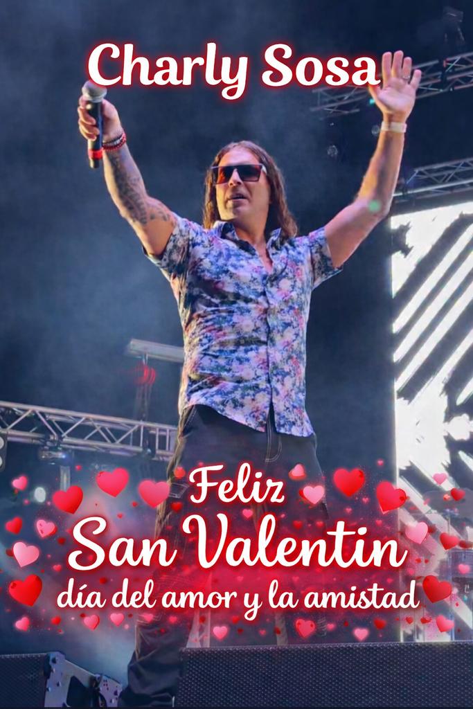 En el día del amor y la amistad quiero agradecerles a ustedes, que están siempre. El amor más grande es el que compartimos en cada canción y en cada escenario. 💘🎤
¡Feliz San Valentín!