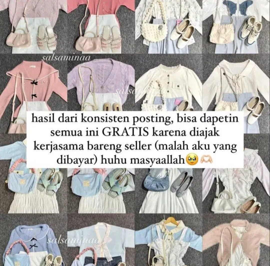 hchnleee_'s tweet photo. #zonauang #zonajajan #shopeeaffiliate
APA⁉️ MAU MULAI AFFILIATE TAPI BINGUNG KONTEN 😱😓
tenang aja gys aku sediain lebih dr 1000++ konten siap pakaii,tinggal posting aja mau milih yang mana aku jual CUMA 9K 🤯💥 udah dapet segitu buanyak sung co disini https://t.co/Rhx4zJOqUn https://t.co/KsdRgVE4Wg