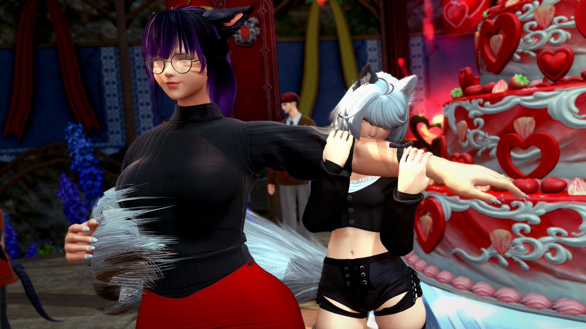 when i told her we'd go for noms this is not what i had in mind

w/ <a href="/SavUrah/">Neph Wolf!</a> ❤️🩶