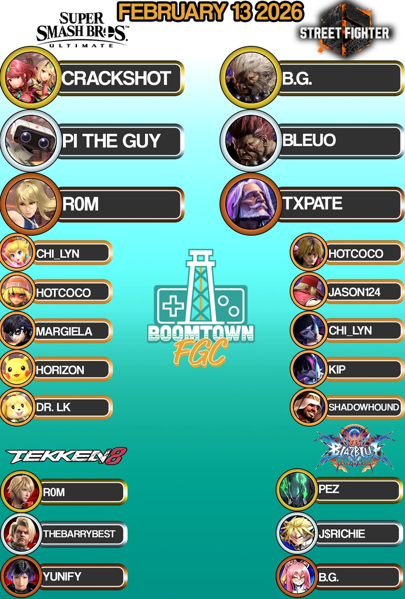 Boomtown FGC tweet media