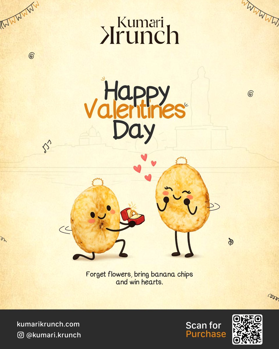 kumarikrunch's tweet photo. ❤️ Love at First Bite – Happy Valentine’s Day! ❤️

This Valentine’s Day, celebrate love with a little extra crunch 💕
Make every moment special with the irresistible taste of Kumari Krunch chips.
Tag your Valentine and share the love today! 💌

#HappyValentinesDay #KumariKrunch https://t.co/XW9l2S5VG2