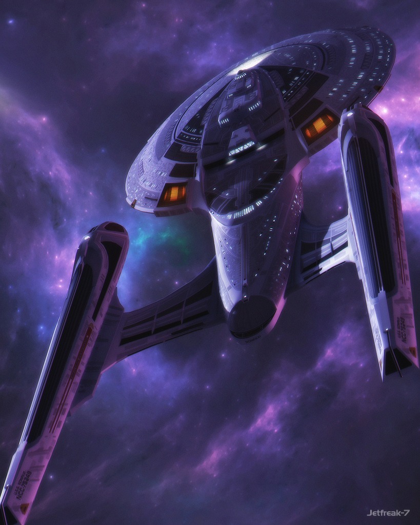 The USS Scinfaxi underwent a light MLU in the Tyfersia Shipyards. The installation of a full Bioneural Computer core updated systems response time by 12%.

Client piece for <a href="/thorpe_schuyler/">100% HUMIRA recipient now. 🖖✍️ (🇨🇦 🇺🇦 🇮🇪)</a>, for his Star Trek: Vistor Saga fan fiction storyline. ⚔️

#startrek #starfleet