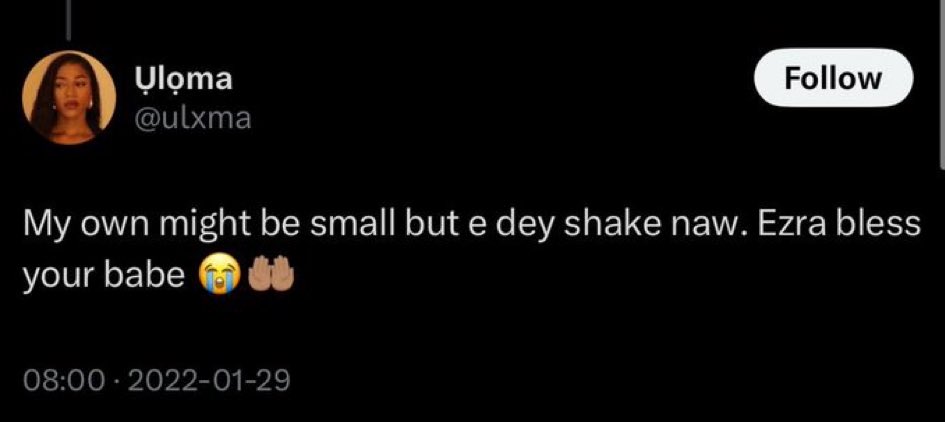 U wey no suppose get opinion about anything for this life again