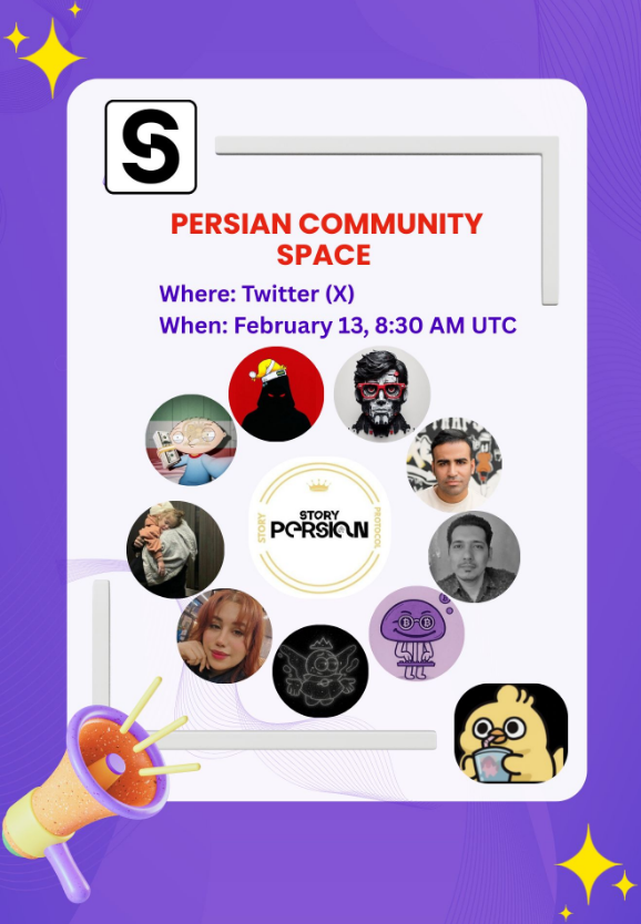HamidHP88's tweet photo. On the first anniversary of the @StoryProtocol mainnet, we had a Space with the Persian community. 

In 1 year of Story mainnet: 5.6M+ IP registrations

@Story_Persiann https://t.co/mXqcG6xMGZ